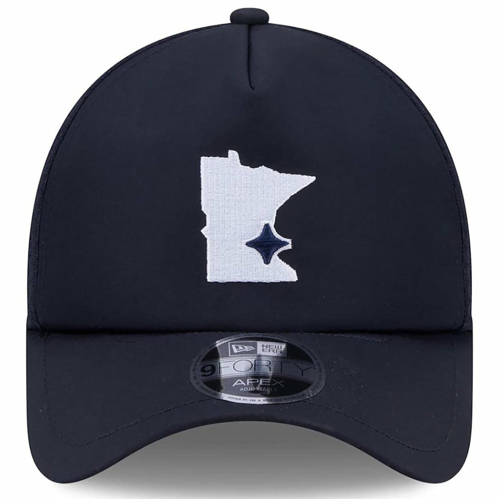 Minnesota Twins 2026 Batting Practice Alternate Apex 9FORTY Adjustable Hat Navy