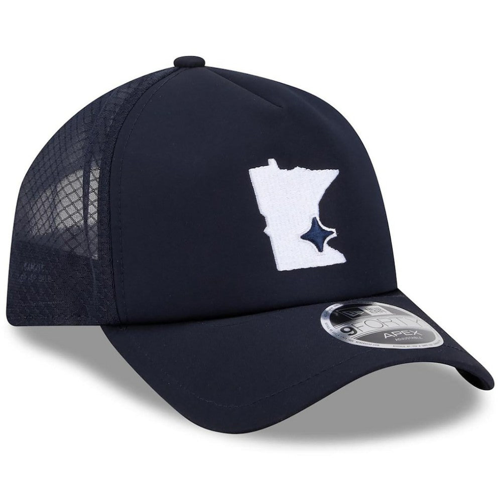 Minnesota Twins 2026 Batting Practice Alternate Apex 9FORTY Adjustable Hat Navy