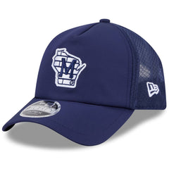 Milwaukee Brewers 2026 Batting Practice Alternate Apex 9FORTY Adjustable Hat Navy
