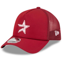 Houston Astros 2026 Batting Practice Alternate Apex 9FORTY Adjustable Hat Red