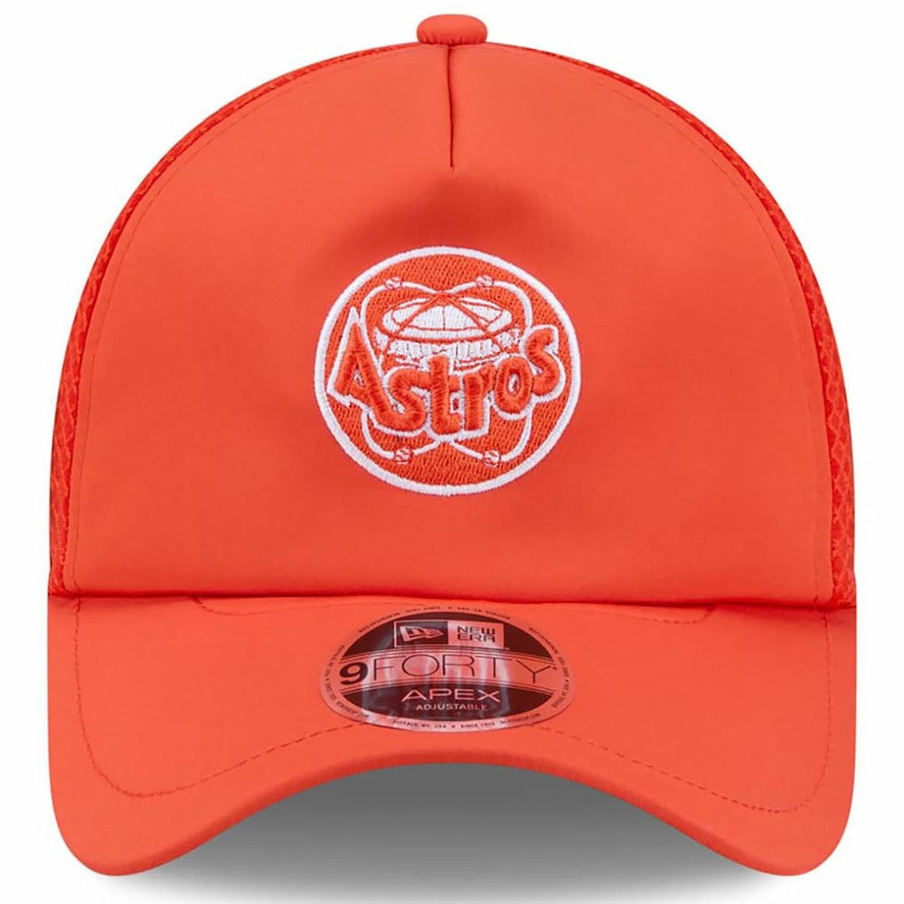 Houston Astros 2026 Batting Practice Alternate Apex 9FORTY Adjustable Hat Orange