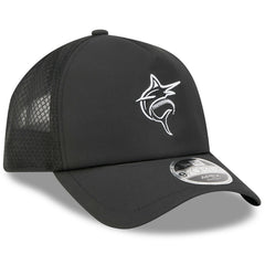 Miami Marlins 2026 Batting Practice Alternate Apex 9FORTY Adjustable Hat Black
