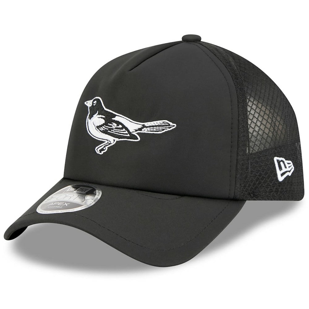 Baltimore Orioles 2026 Batting Practice Alternate Apex 9FORTY Adjustable Hat Black