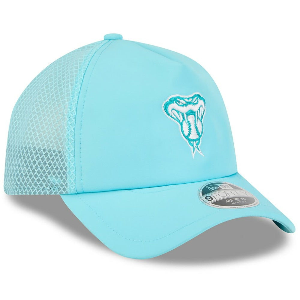 Arizona Diamondbacks 2026 Batting Practice Alternate Apex 9FORTY Adjustable Hat Teal