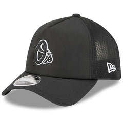 Baltimore Orioles 2026 Batting Practice Alternate Apex 9FORTY Adjustable Hat Black