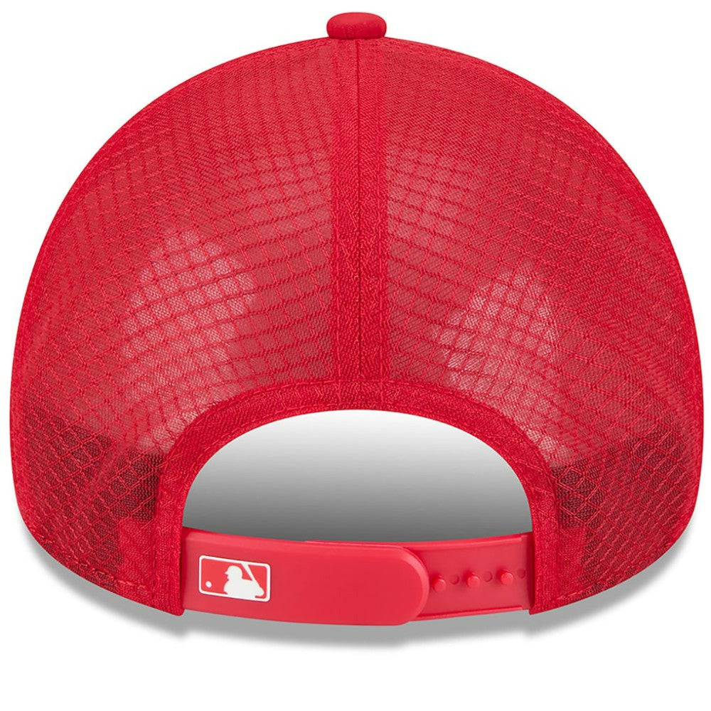 Boston Red Sox 2026 Batting Practice Alternate Apex 9FORTY Adjustable Hat Red