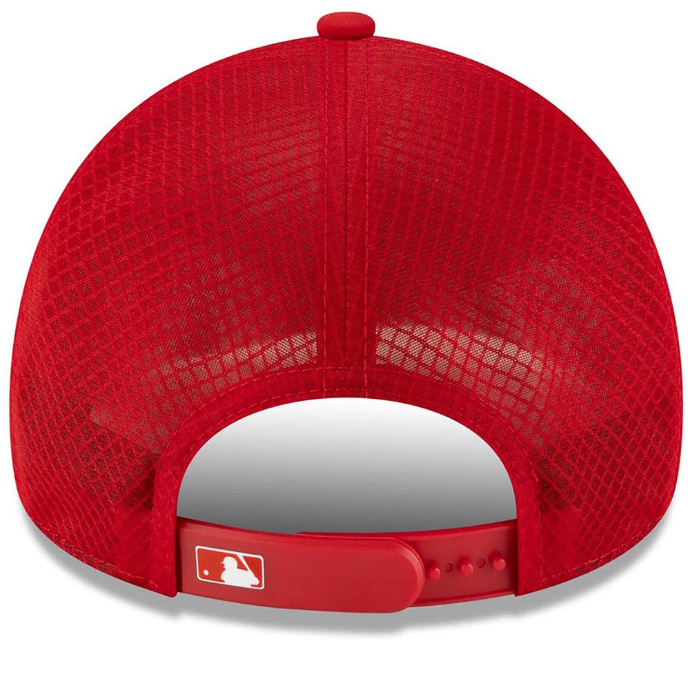 Los Angeles Angels 2026 Batting Practice Alternate Apex 9FORTY Adjustable Hat Red