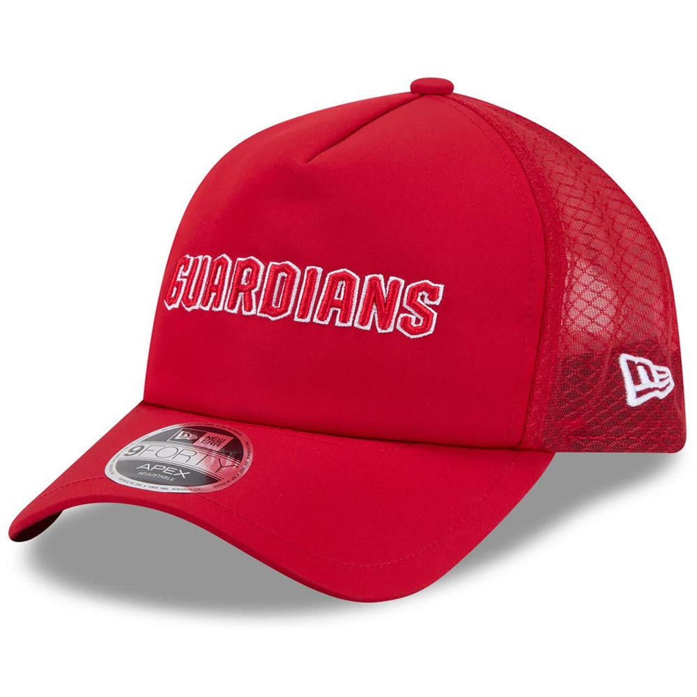 Cleveland Guardians 2026 Batting Practice Alternate Apex 9FORTY Adjustable Hat Red