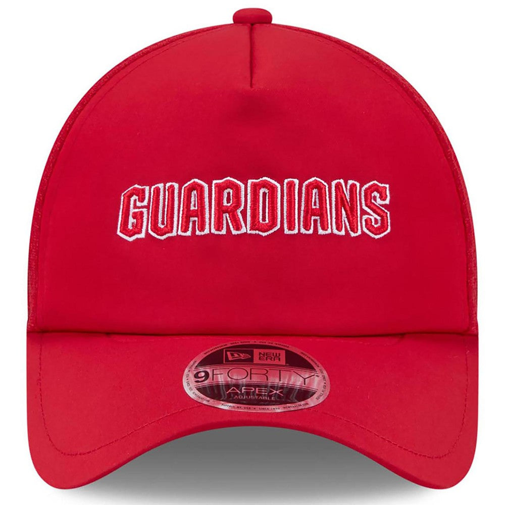Cleveland Guardians 2026 Batting Practice Alternate Apex 9FORTY Adjustable Hat Red