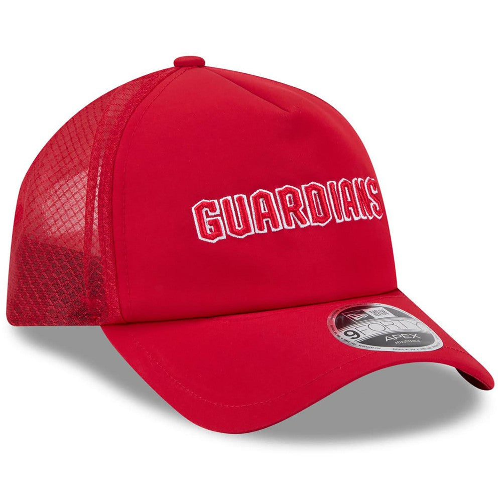 Cleveland Guardians 2026 Batting Practice Alternate Apex 9FORTY Adjustable Hat Red