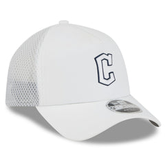 Cleveland Guardians 2026 Batting Practice Apex 9FORTY Adjustable Trucker Hat White