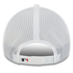 Cleveland Guardians 2026 Batting Practice Apex 9FORTY Adjustable Trucker Hat White