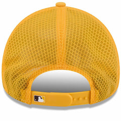 San Diego Padres 2026 Batting Practice Apex 9FORTY Adjustable Trucker Hat Gold