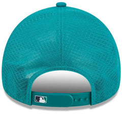 Seattle Mariners 2026 Batting Practice Apex 9FORTY Adjustable Trucker Hat Teal