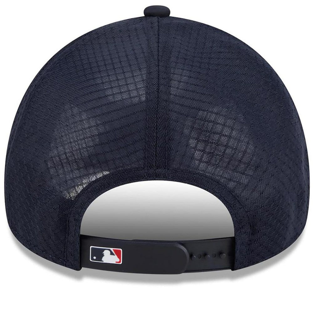 St. Louis Cardinals 2026 Batting Practice Apex 9FORTY Adjustable Trucker Hat Navy