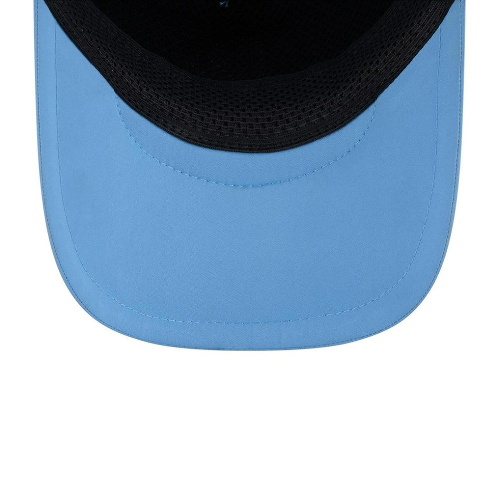 Tampa Bay Rays 2026 Batting Practice Apex 9FORTY Adjustable Trucker Hat Light Blue