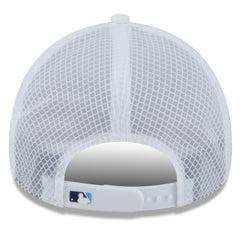 Tampa Bay Rays 2026 Batting Practice Apex 9FORTY Adjustable Trucker Hat White