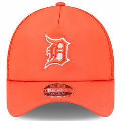 Detroit Tigers 2026 Batting Practice Apex 9FORTY Adjustable Trucker Hat Orange