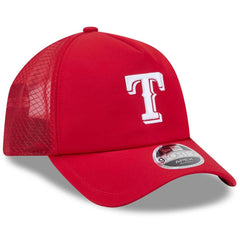 Texas Rangers 2026 Batting Practice Apex 9FORTY Adjustable Trucker Hat Red