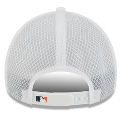 Detroit Tigers 2026 Batting Practice Apex 9FORTY Adjustable Trucker Hat White