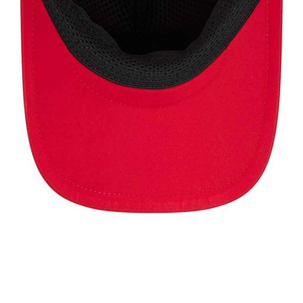 Boston Red Sox 2026 Batting Practice Apex 9FORTY Adjustable Trucker Hat Red