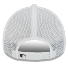 Houston Astros 2026 Batting Practice Apex 9FORTY Adjustable Trucker Hat White