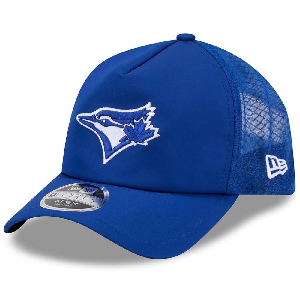 Toronto Blue Jays 2026 Batting Practice Apex 9FORTY Adjustable Trucker Hat Royal
