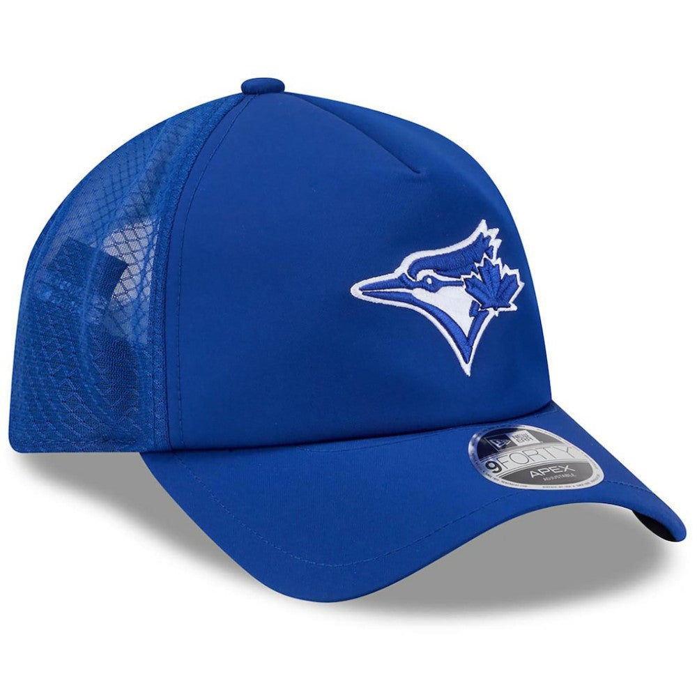 Toronto Blue Jays 2026 Batting Practice Apex 9FORTY Adjustable Trucker Hat Royal