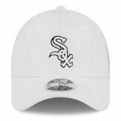 Chicago White Sox 2026 Batting Practice Apex 9FORTY Adjustable Trucker Hat White