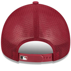 Arizona Diamondbacks 2026 Batting Practice Apex 9FORTY Adjustable Trucker Hat Dark Red