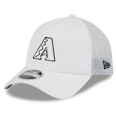 Arizona Diamondbacks 2026 Batting Practice Apex 9FORTY Adjustable Trucker Hat White