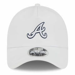 Atlanta Braves 2026 Batting Practice Apex 9FORTY Adjustable Trucker Hat White