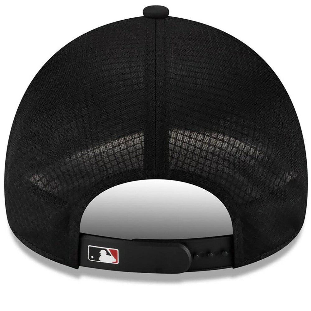 Arizona Diamondbacks 2026 Batting Practice Apex 9FORTY Adjustable Trucker Hat Black