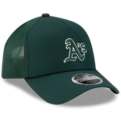Athletics 2026 Batting Practice Apex 9FORTY Adjustable Trucker Hat Green