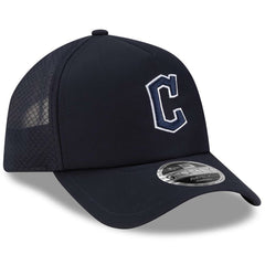 Cleveland Guardians 2026 Batting Practice Apex 9FORTY Adjustable Trucker Hat Navy
