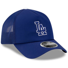 Los Angeles Dodgers 2026 Batting Practice Apex 9FORTY Adjustable Trucker Hat Royal