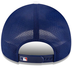Los Angeles Dodgers 2026 Batting Practice Apex 9FORTY Adjustable Trucker Hat Royal