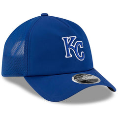 Kansas City Royals 2026 Batting Practice Apex 9FORTY Adjustable Trucker Hat Royal