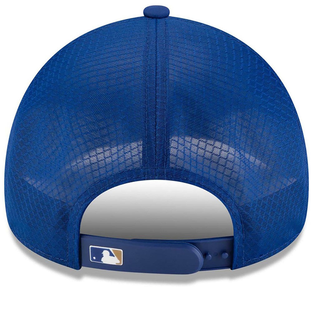 Kansas City Royals 2026 Batting Practice Apex 9FORTY Adjustable Trucker Hat Royal