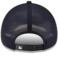 Seattle Mariners 2026 Batting Practice Apex 9FORTY Adjustable Trucker Hat Navy