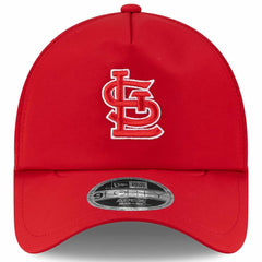 St. Louis Cardinals 2026 Batting Practice Apex 9FORTY Adjustable Trucker Hat Red