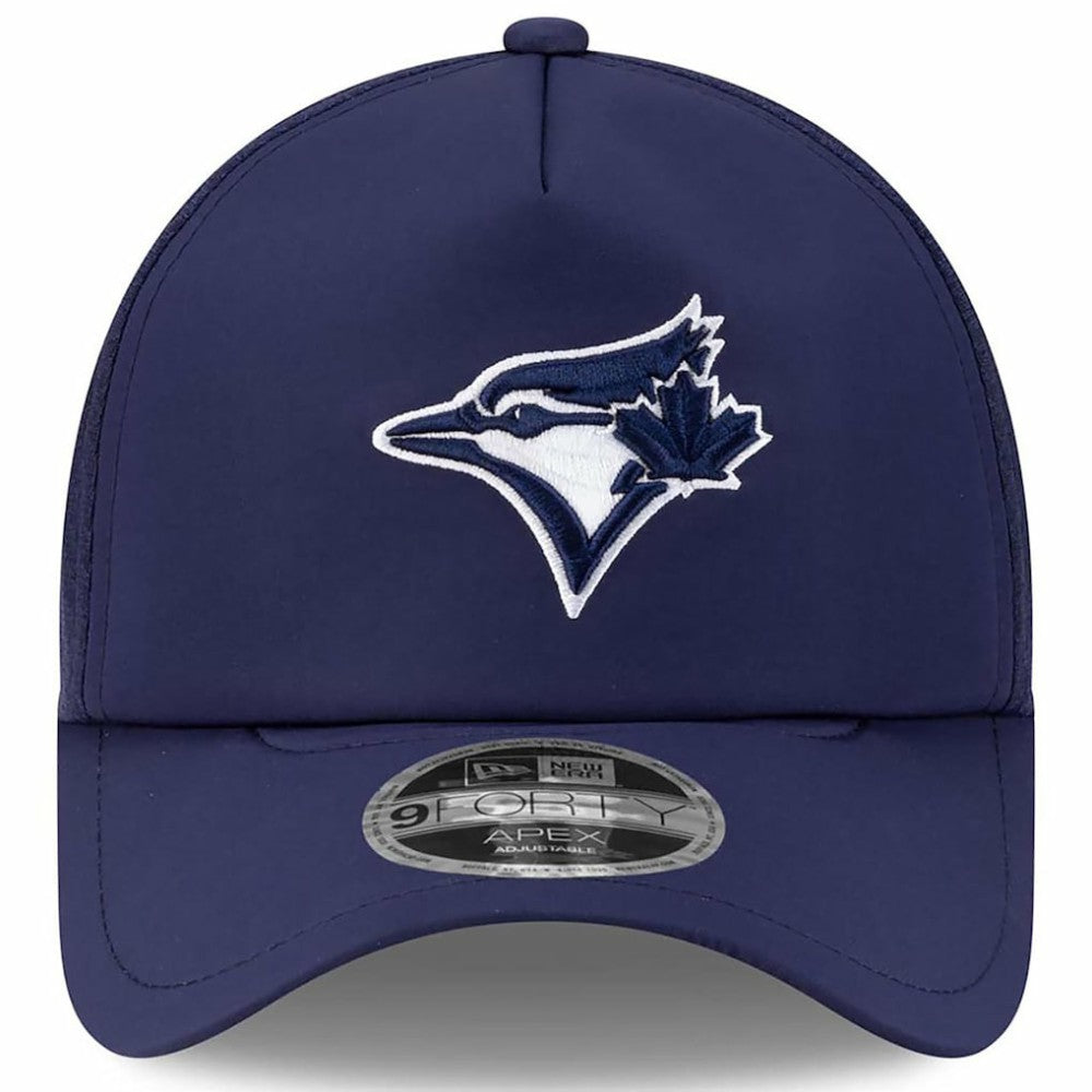 Toronto Blue Jays 2026 Batting Practice Apex 9FORTY Adjustable Trucker Hat Navy