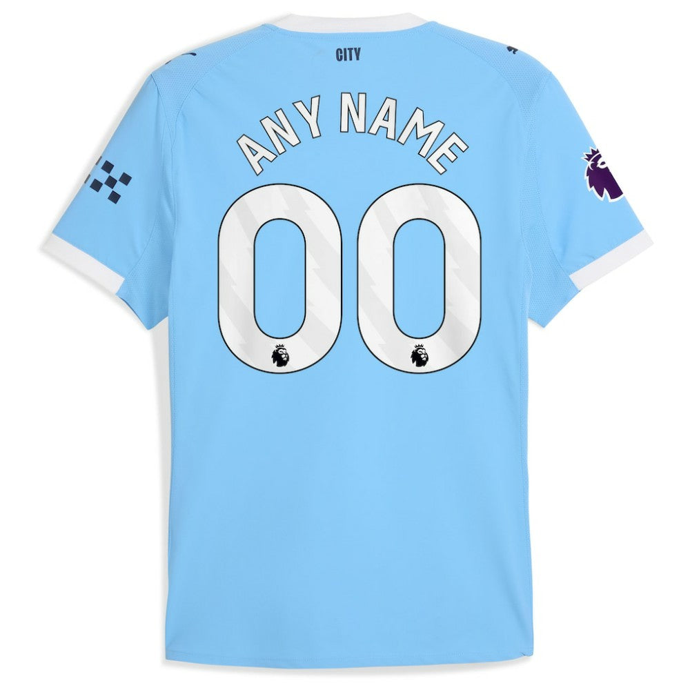 Manchester City 2025/26 Home Custom Jersey - Sky Blue shop