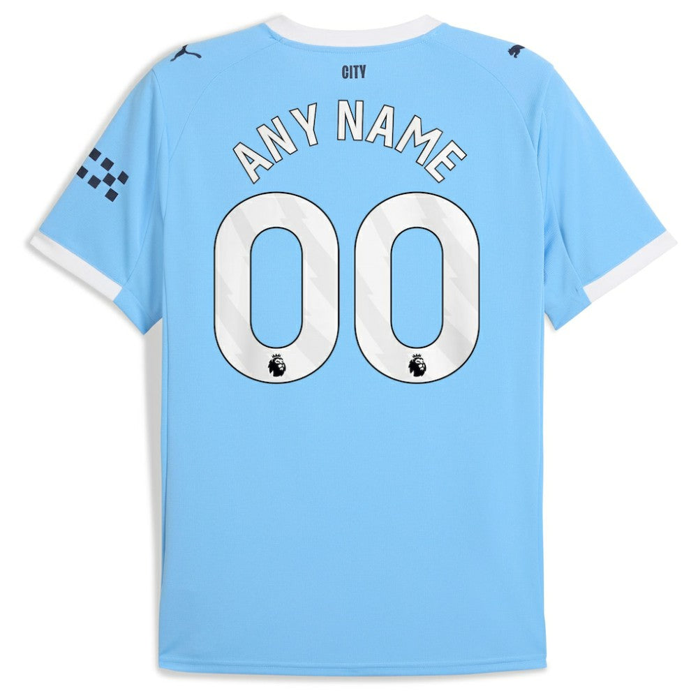 Manchester City 2025/26 Home Replica Custom Jersey - Sky Blue discount