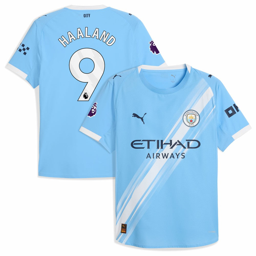 Erling Haaland Manchester City 2025/26 Home Player Jersey - Sky Blue outlet