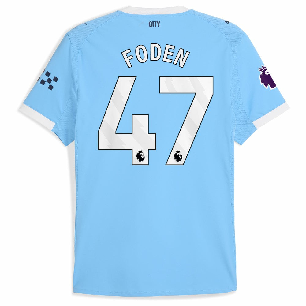 Phil Foden Manchester City 2025/26 Home Player Jersey - Sky Blue shop