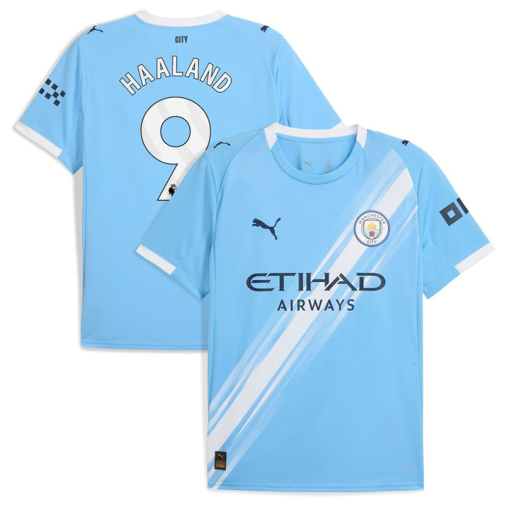 Erling Haaland Manchester City 2025/26 Home Replica Player Jersey - Sky Blue for sale