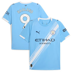 Erling Haaland Manchester City 2025/26 Home Replica Player Jersey - Sky Blue for sale