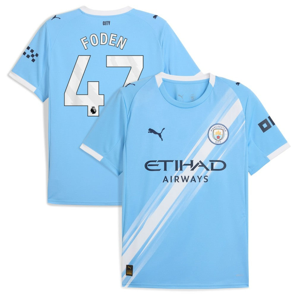 Phil Foden Manchester City 2025/26 Home Replica Player Jersey - Sky Blue outlet