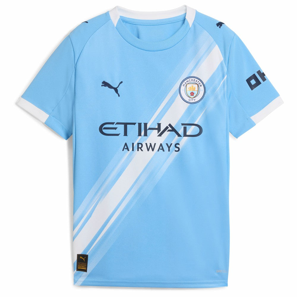 Erling Haaland Manchester City Youth 2025/26 Home Replica Player Jersey - Sky Blue discount